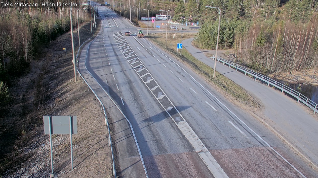 Weather Camera Image Väg 4 Viitasaari Hännilänsalmi, Viitasaari, Keski-Suomi