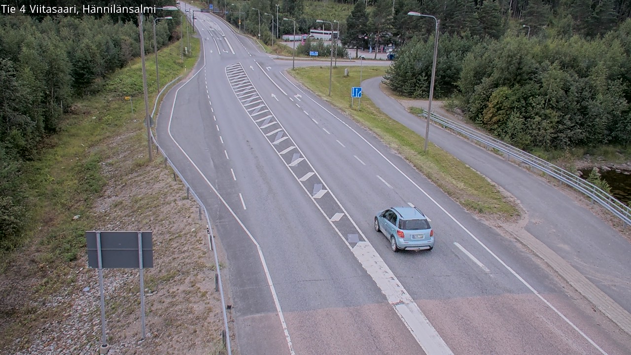 Weather Camera Image Road 4 Viitasaari Hännilänsalmi, Viitasaari, Keski-Suomi
