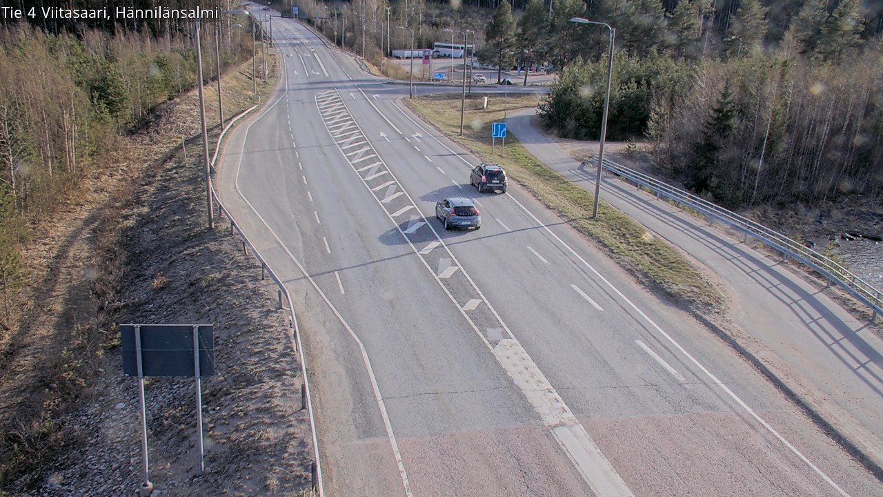 Weather Camera Image Väg 4 Viitasaari Hännilänsalmi, Viitasaari, Keski-Suomi