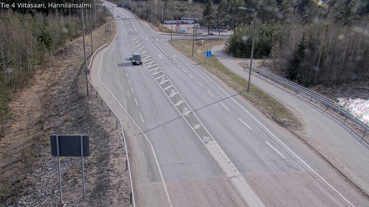Weather Camera Image Väg 4 Viitasaari Hännilänsalmi, Viitasaari, Keski-Suomi