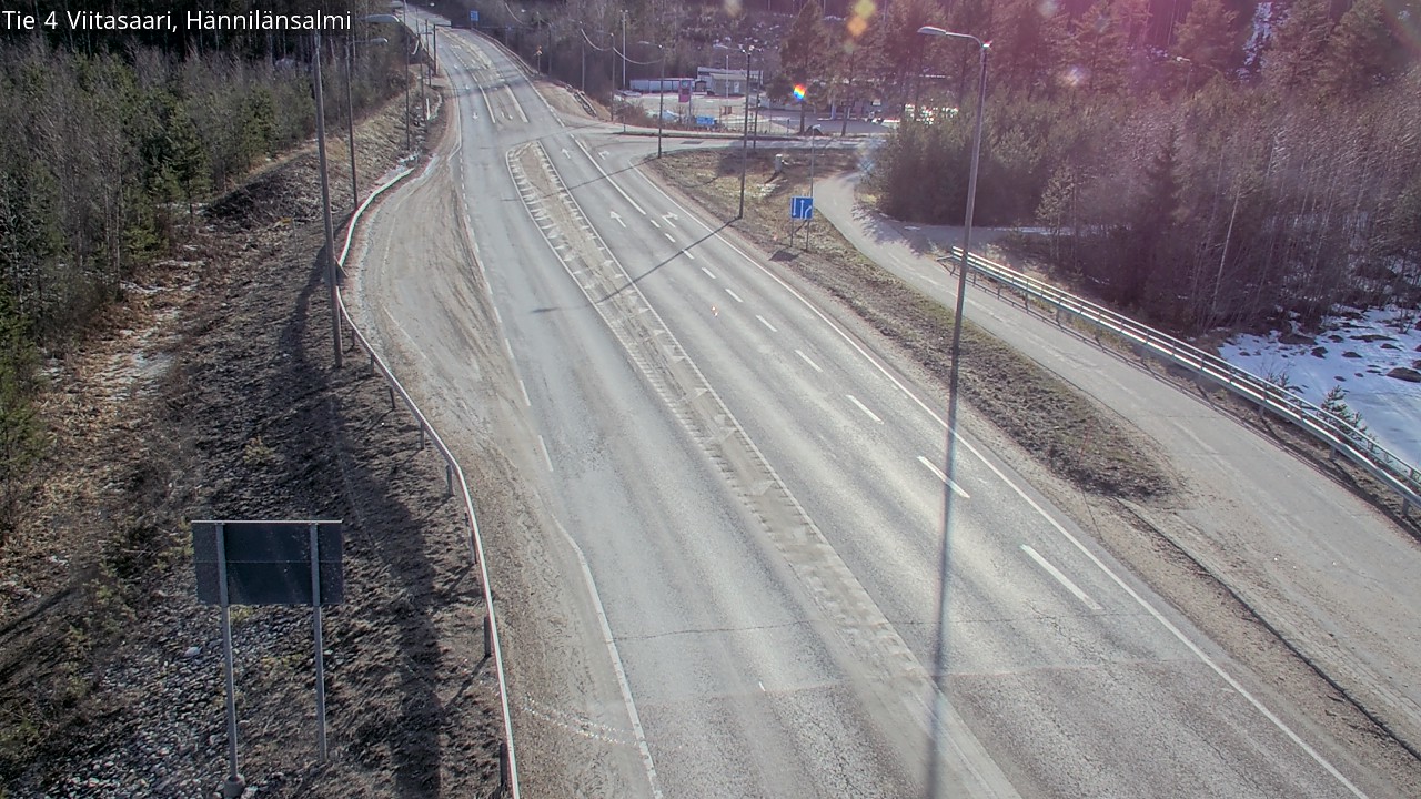 Weather Camera Image Väg 4 Viitasaari Hännilänsalmi, Viitasaari, Keski-Suomi