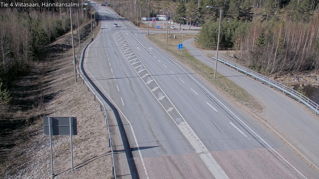 Weather Camera Image Väg 4 Viitasaari Hännilänsalmi, Viitasaari, Keski-Suomi