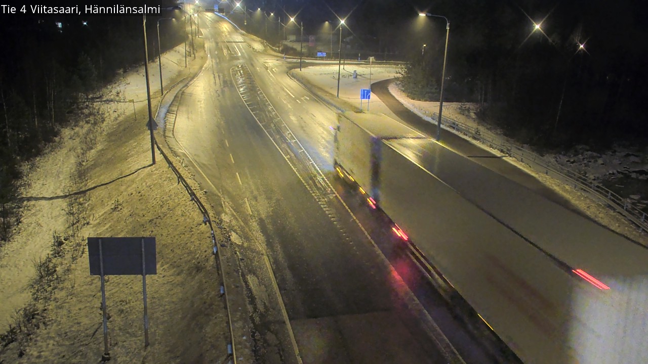 Weather Camera Image Väg 4 Viitasaari Hännilänsalmi, Viitasaari, Keski-Suomi