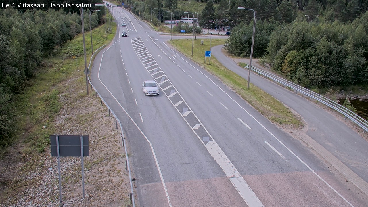 Weather Camera Image Road 4 Viitasaari Hännilänsalmi, Viitasaari, Keski-Suomi