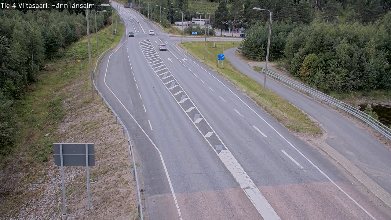 Weather Camera Image Road 4 Viitasaari Hännilänsalmi, Viitasaari, Keski-Suomi