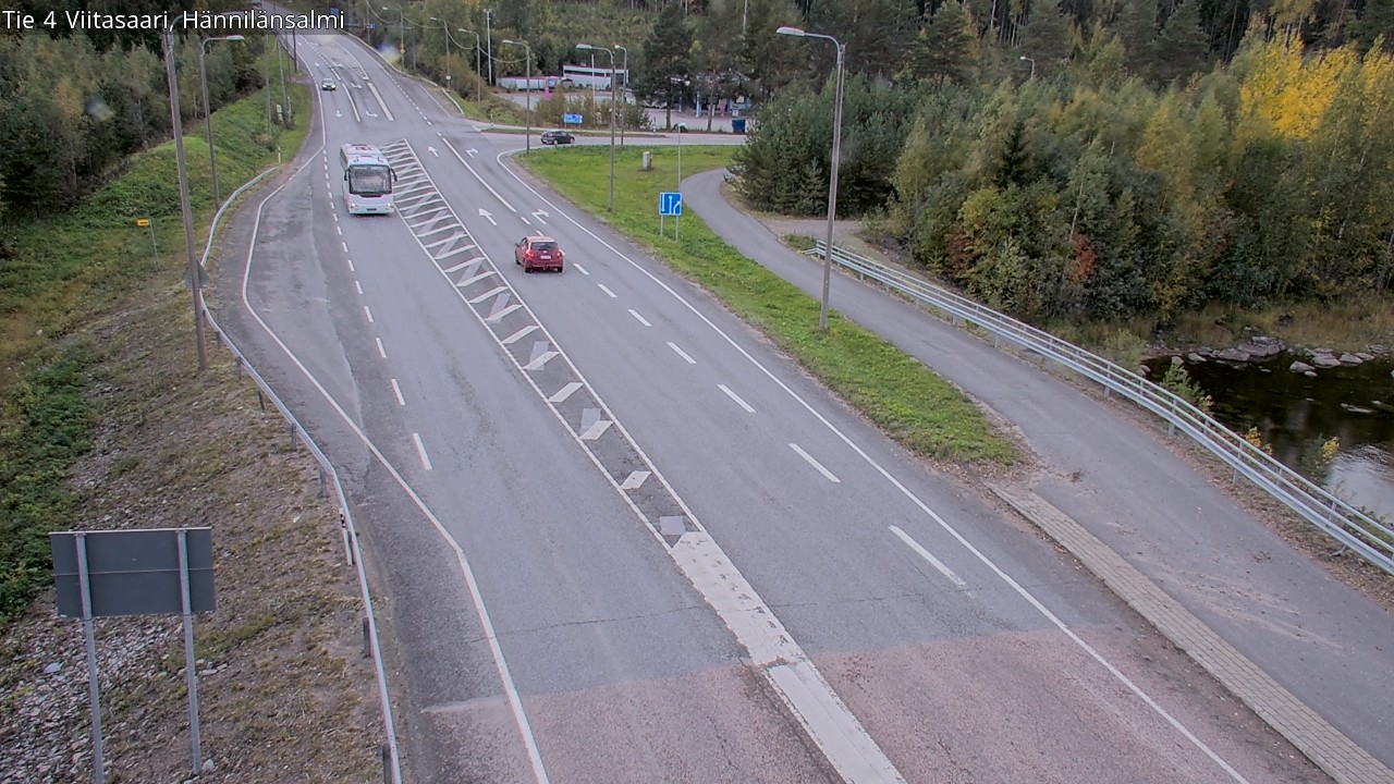 Weather Camera Image Road 4 Viitasaari Hännilänsalmi, Viitasaari, Keski-Suomi