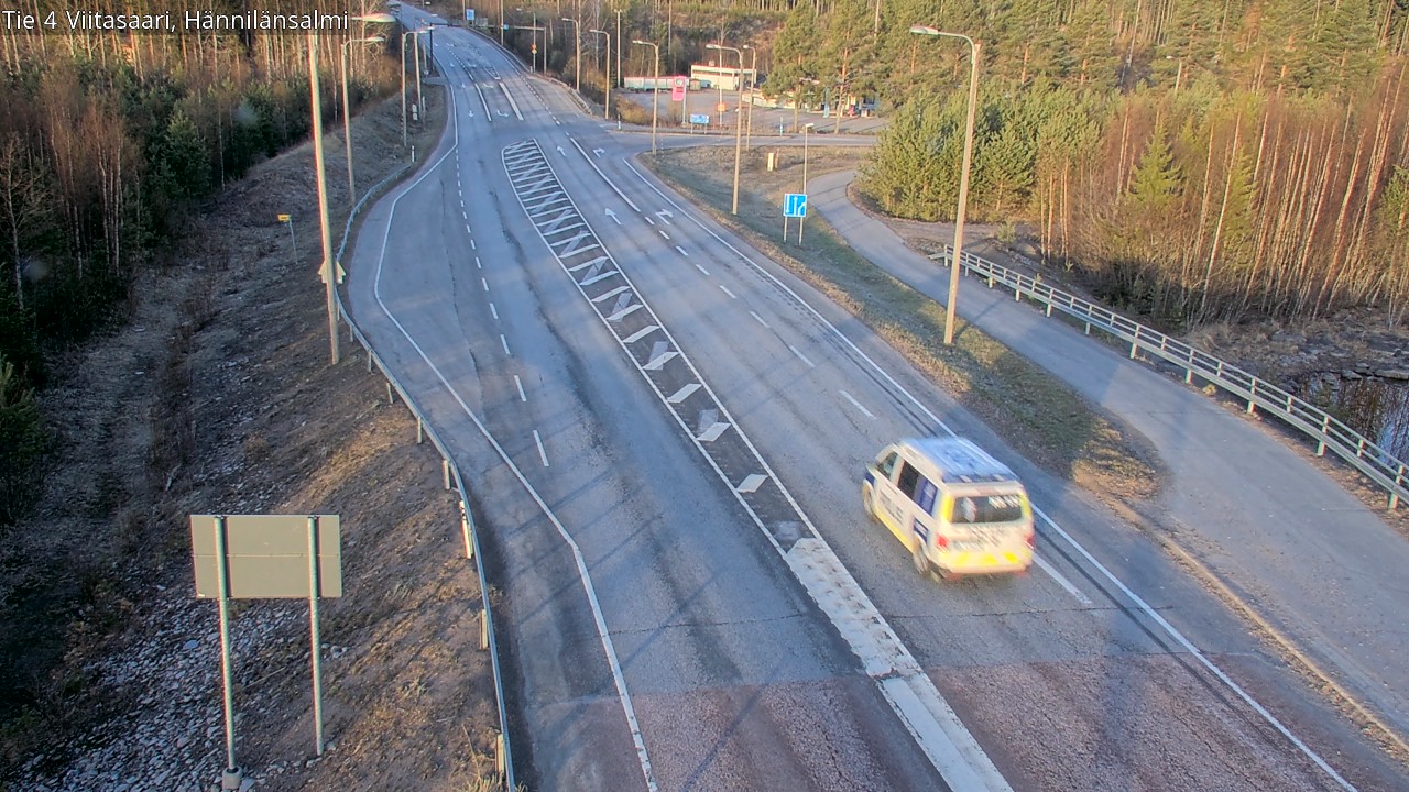 Weather Camera Image Väg 4 Viitasaari Hännilänsalmi, Viitasaari, Keski-Suomi