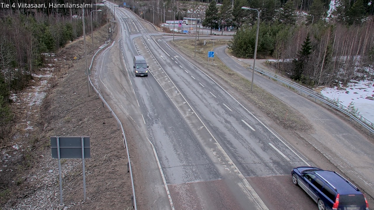 Weather Camera Image Väg 4 Viitasaari Hännilänsalmi, Viitasaari, Keski-Suomi