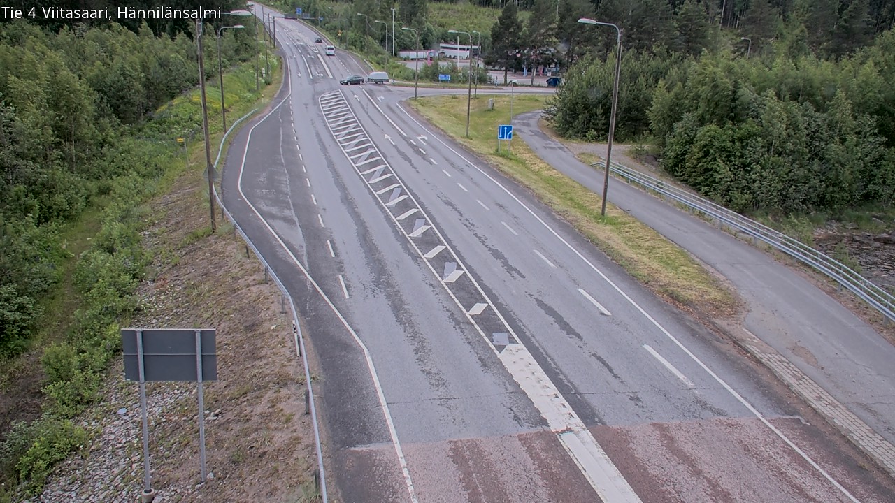 Weather Camera Image Väg 4 Viitasaari Hännilänsalmi, Viitasaari, Keski-Suomi
