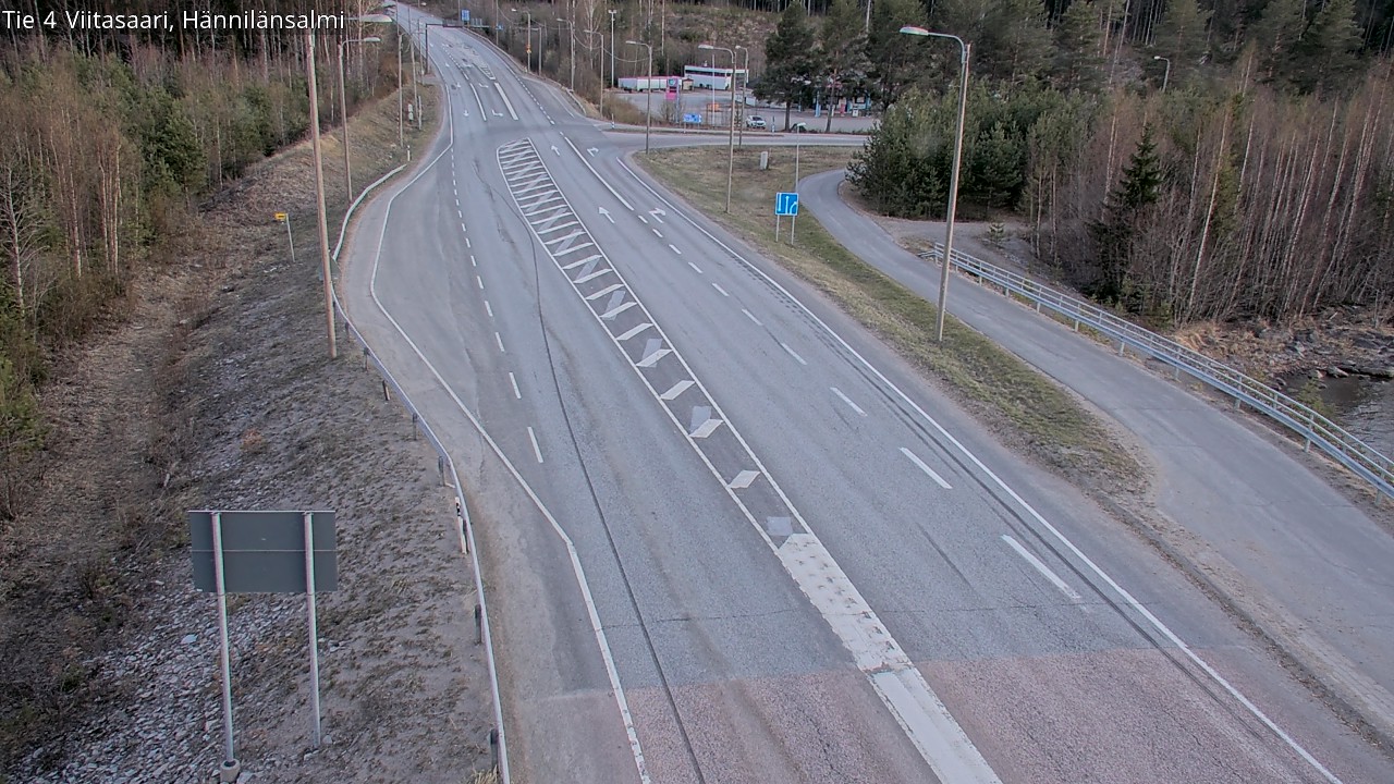 Weather Camera Image Väg 4 Viitasaari Hännilänsalmi, Viitasaari, Keski-Suomi
