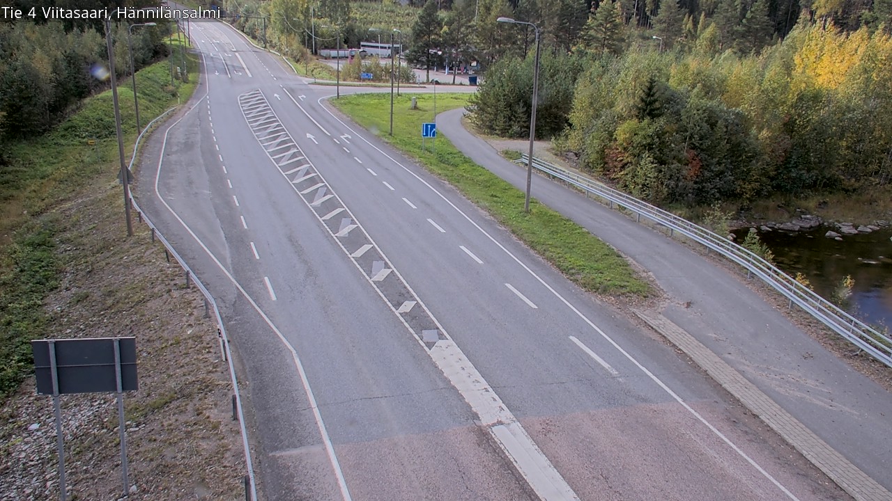 Weather Camera Image Road 4 Viitasaari Hännilänsalmi, Viitasaari, Keski-Suomi