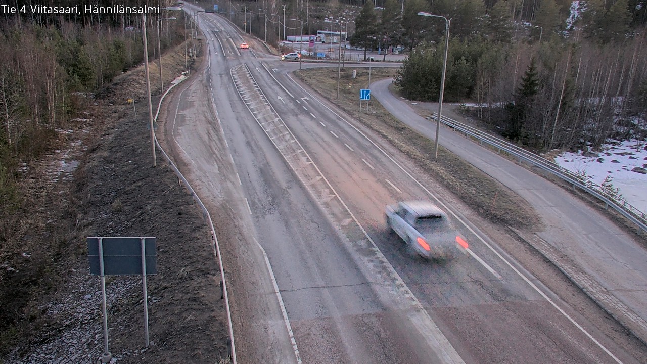 Weather Camera Image Road 4 Viitasaari Hännilänsalmi, Viitasaari, Keski-Suomi