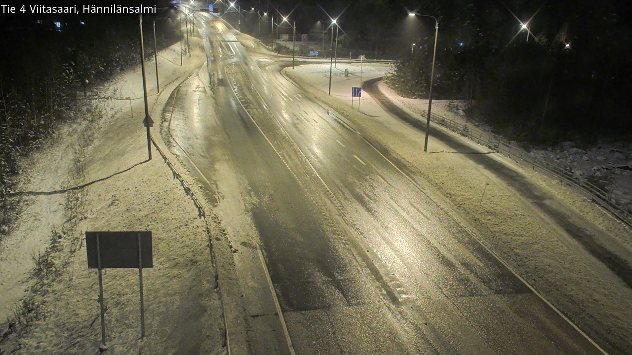 Weather Camera Image Road 4 Viitasaari Hännilänsalmi, Viitasaari, Keski-Suomi