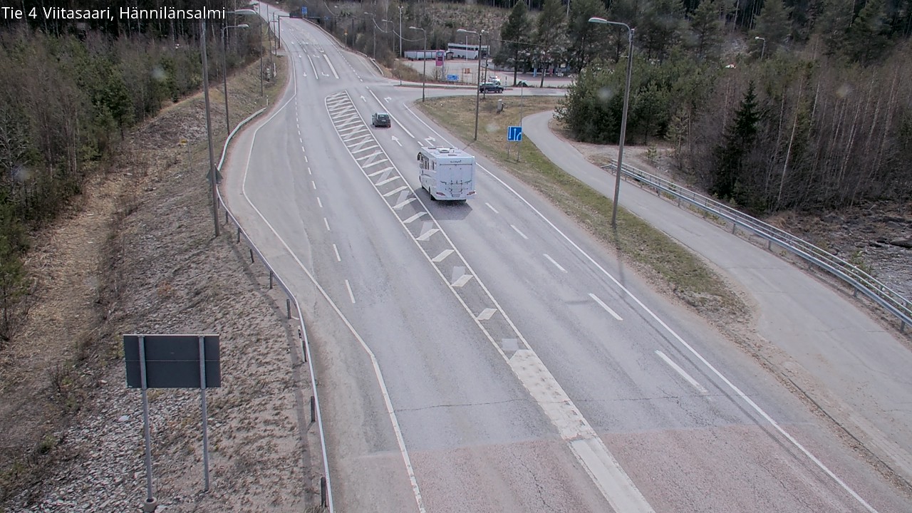 Weather Camera Image Väg 4 Viitasaari Hännilänsalmi, Viitasaari, Keski-Suomi