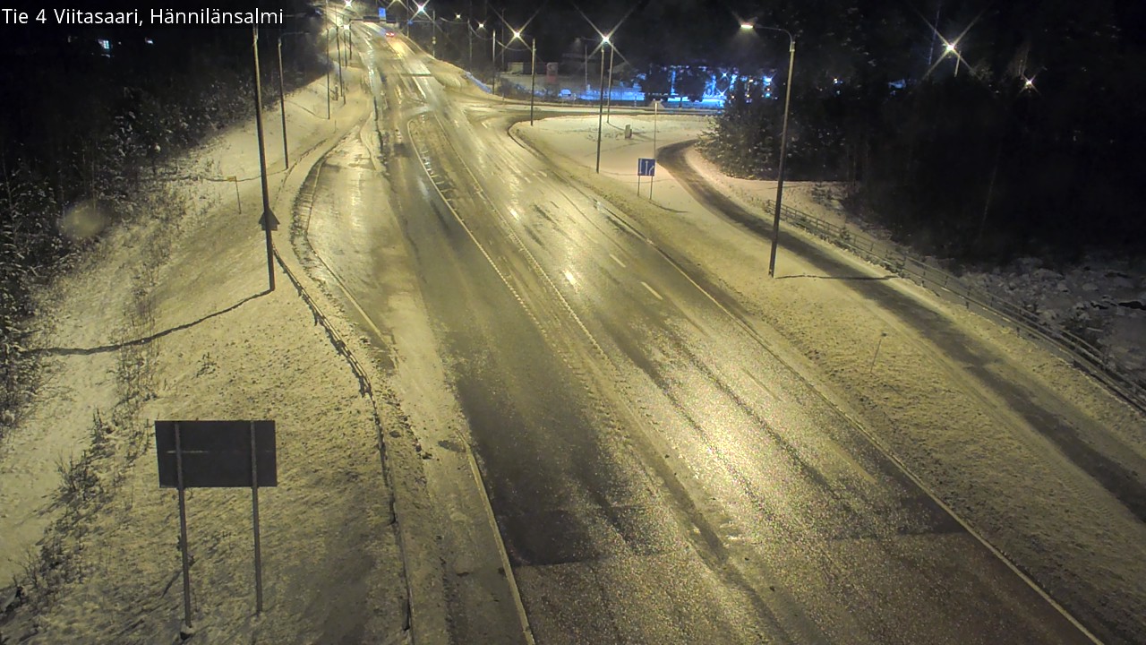 Weather Camera Image Road 4 Viitasaari Hännilänsalmi, Viitasaari, Keski-Suomi