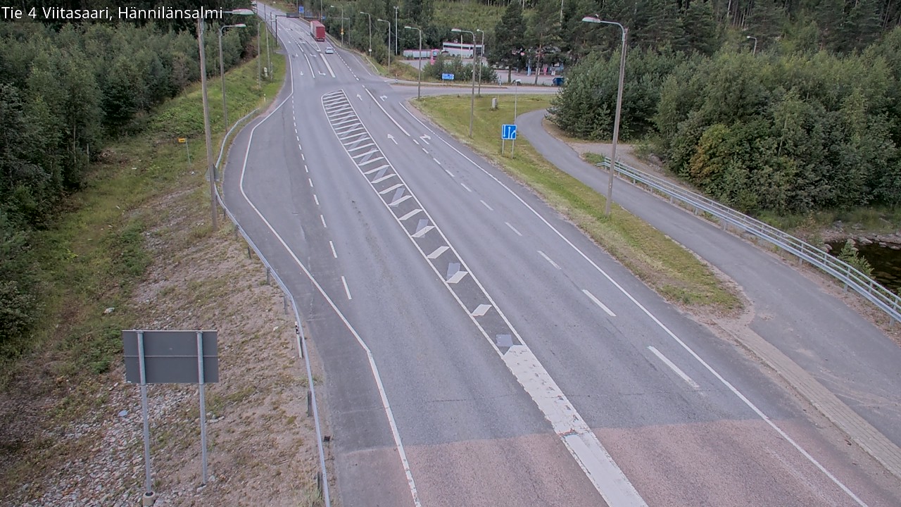 Weather Camera Image Road 4 Viitasaari Hännilänsalmi, Viitasaari, Keski-Suomi