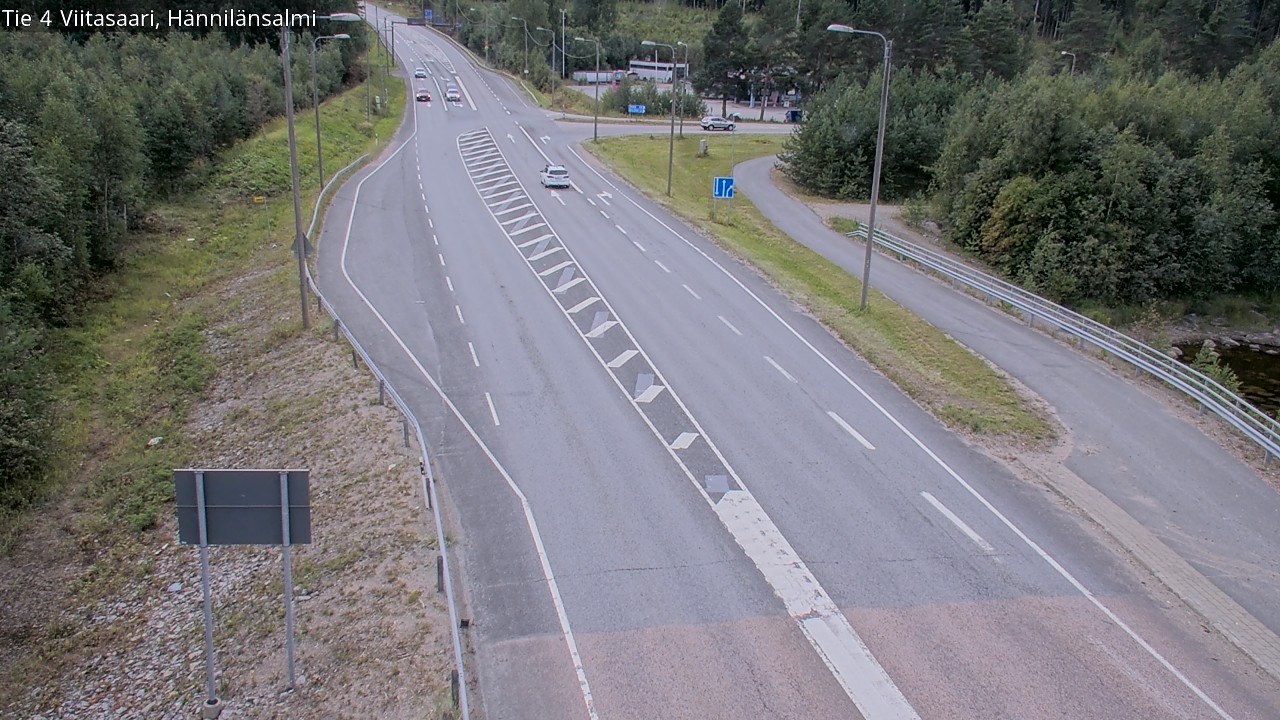 Weather Camera Image Road 4 Viitasaari Hännilänsalmi, Viitasaari, Keski-Suomi