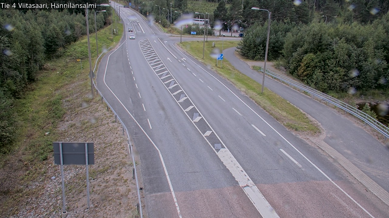 Weather Camera Image Väg 4 Viitasaari Hännilänsalmi, Viitasaari, Keski-Suomi
