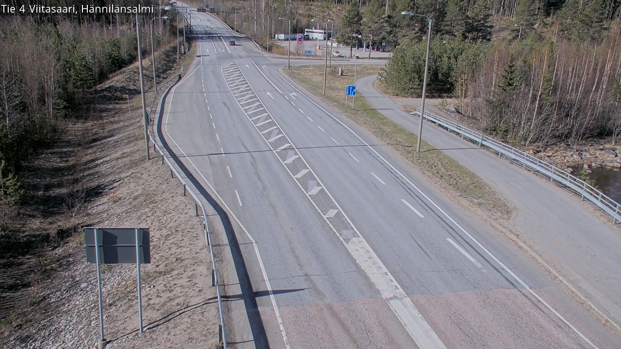 Weather Camera Image Väg 4 Viitasaari Hännilänsalmi, Viitasaari, Keski-Suomi