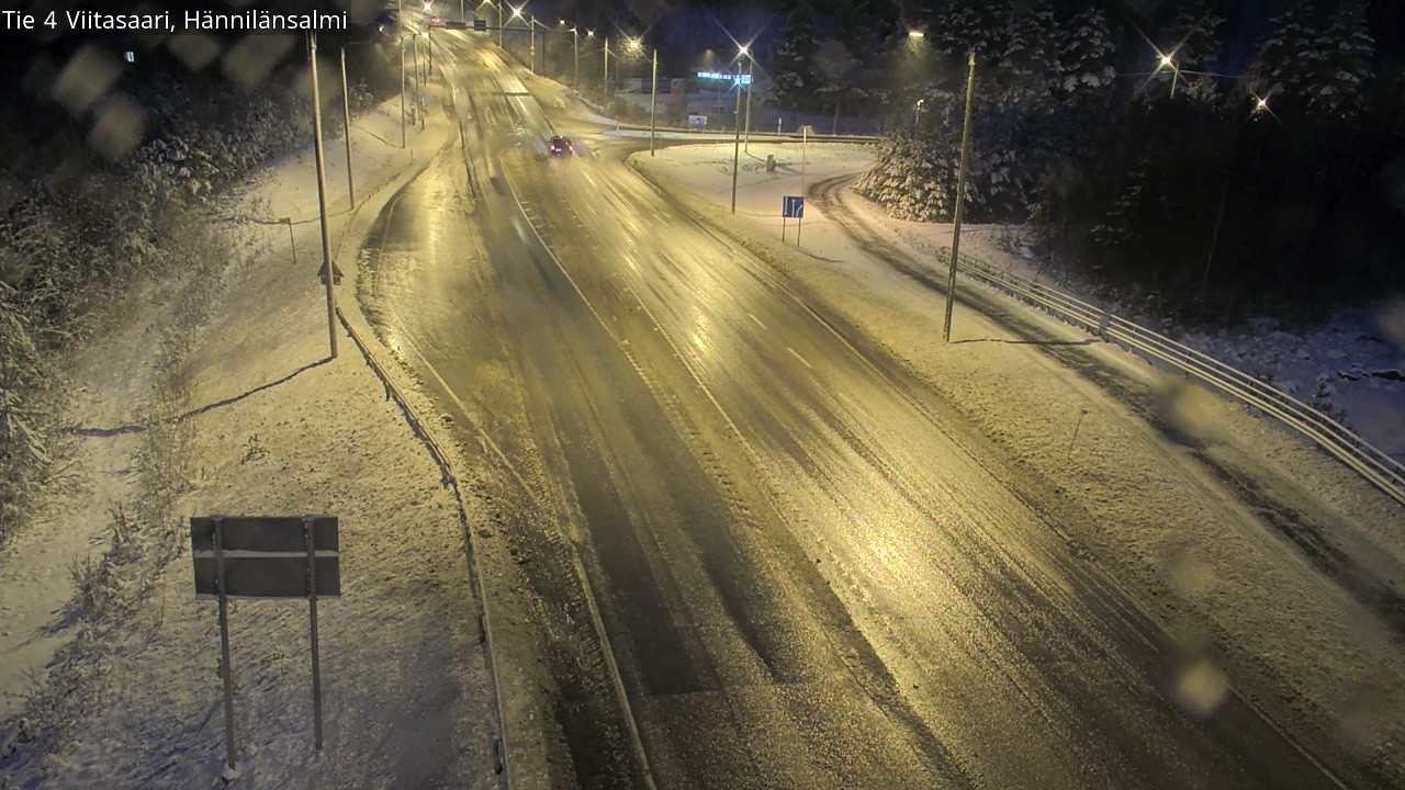 Weather Camera Image Road 4 Viitasaari Hännilänsalmi, Viitasaari, Keski-Suomi