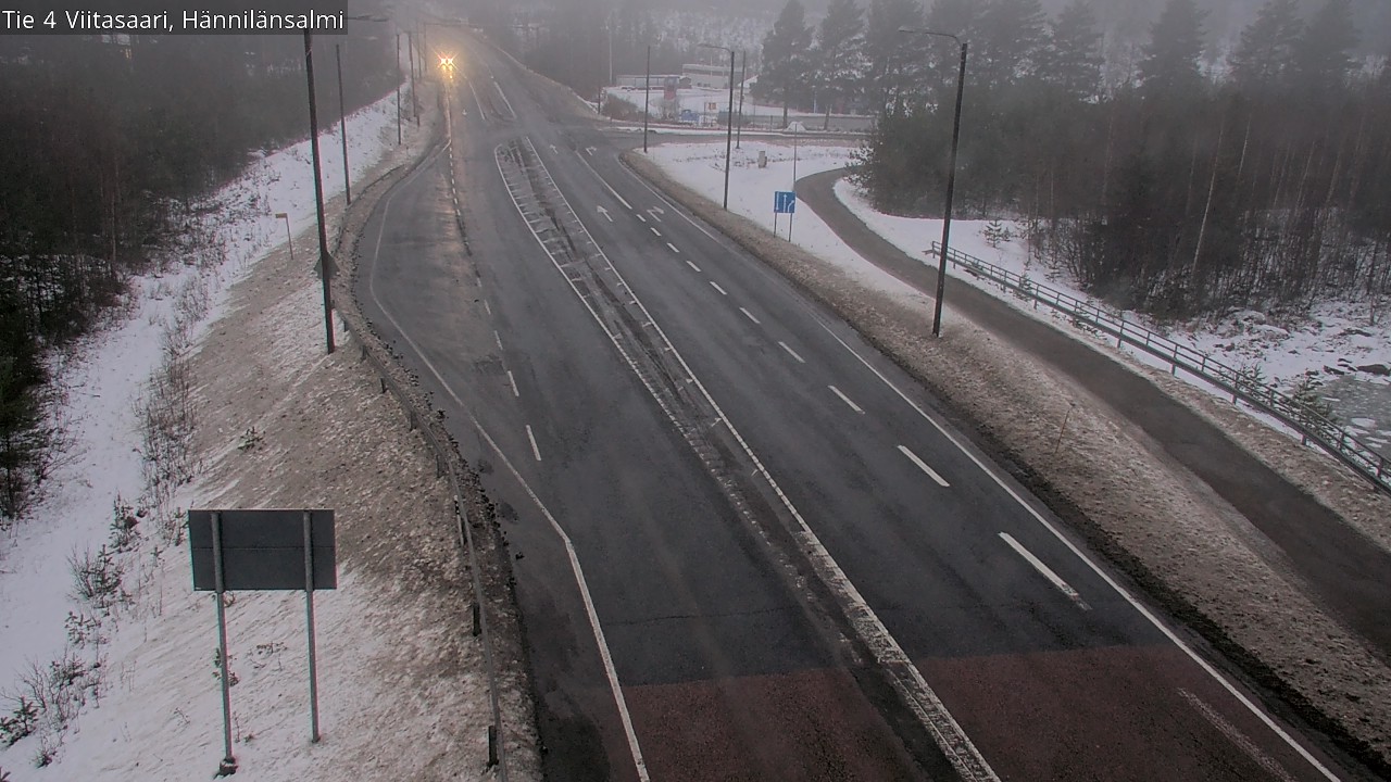 Weather Camera Image Väg 4 Viitasaari Hännilänsalmi, Viitasaari, Keski-Suomi
