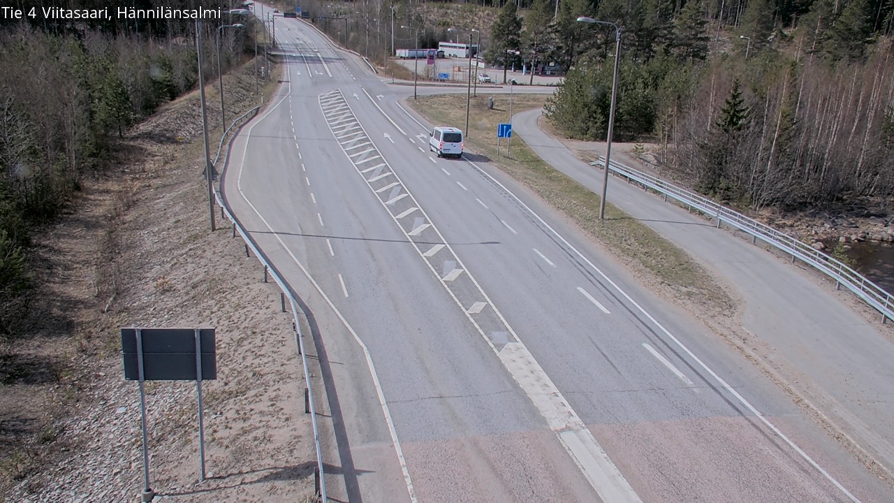 Weather Camera Image Väg 4 Viitasaari Hännilänsalmi, Viitasaari, Keski-Suomi