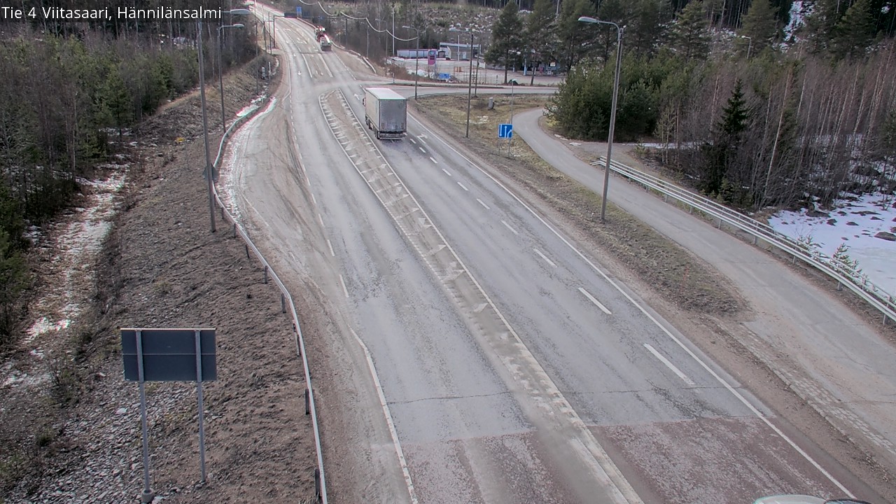 Weather Camera Image Väg 4 Viitasaari Hännilänsalmi, Viitasaari, Keski-Suomi