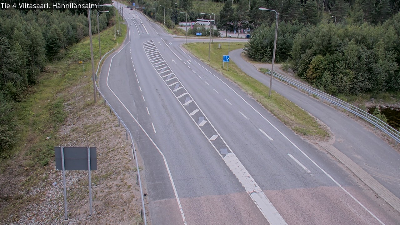 Weather Camera Image Road 4 Viitasaari Hännilänsalmi, Viitasaari, Keski-Suomi