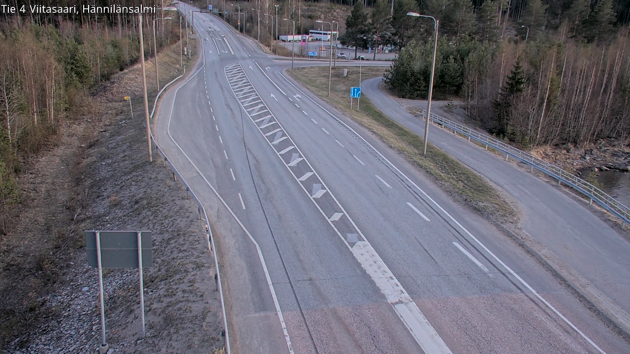 Weather Camera Image Väg 4 Viitasaari Hännilänsalmi, Viitasaari, Keski-Suomi