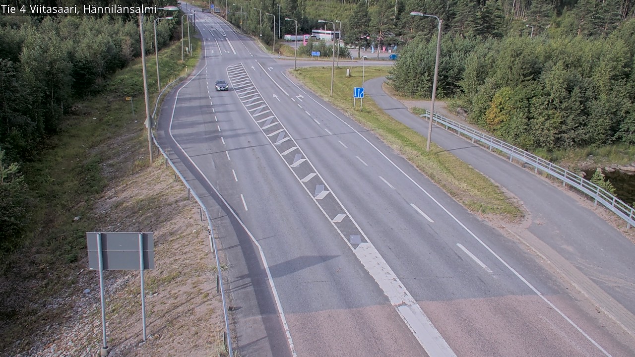 Weather Camera Image Road 4 Viitasaari Hännilänsalmi, Viitasaari, Keski-Suomi
