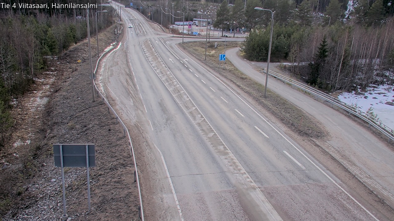 Weather Camera Image Väg 4 Viitasaari Hännilänsalmi, Viitasaari, Keski-Suomi