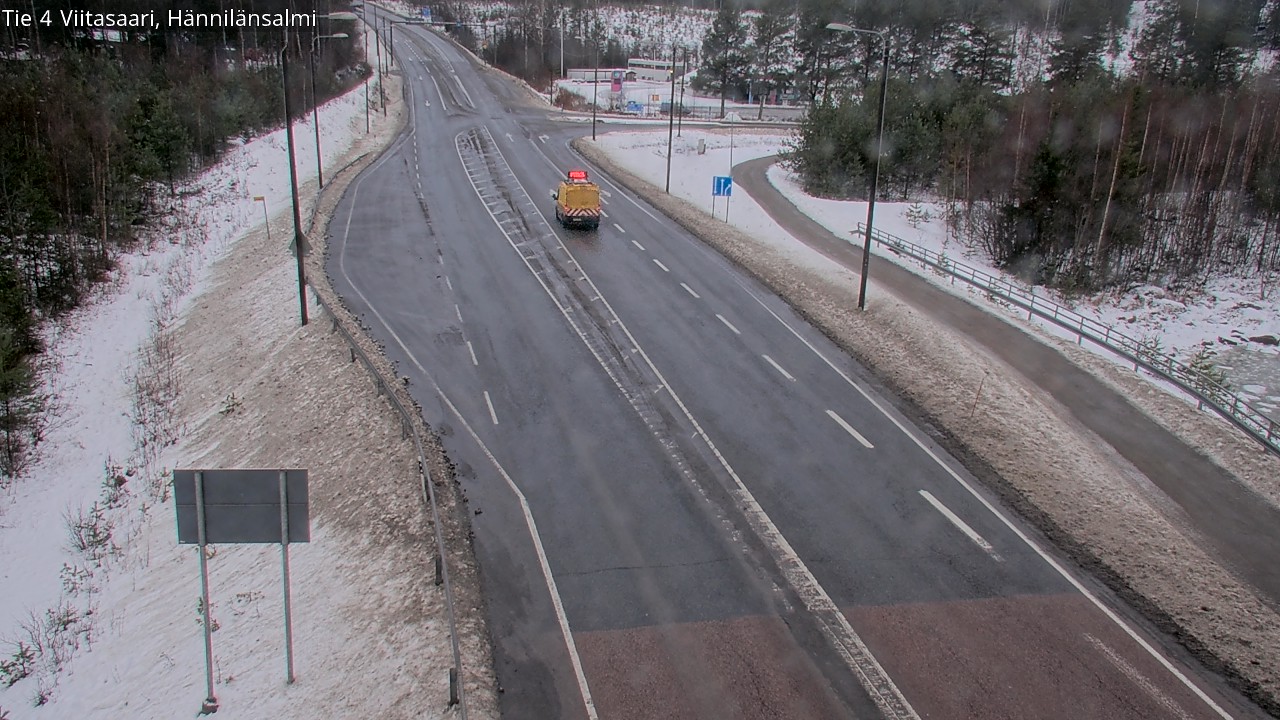 Weather Camera Image Väg 4 Viitasaari Hännilänsalmi, Viitasaari, Keski-Suomi