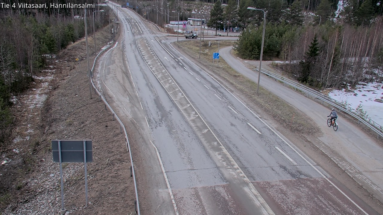 Weather Camera Image Väg 4 Viitasaari Hännilänsalmi, Viitasaari, Keski-Suomi