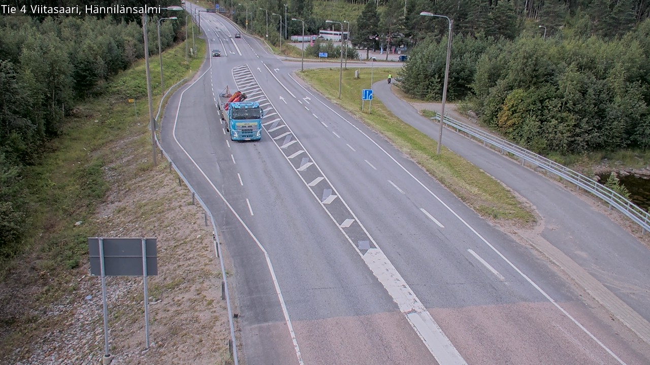 Weather Camera Image Road 4 Viitasaari Hännilänsalmi, Viitasaari, Keski-Suomi