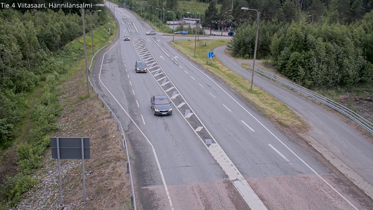 Weather Camera Image Väg 4 Viitasaari Hännilänsalmi, Viitasaari, Keski-Suomi