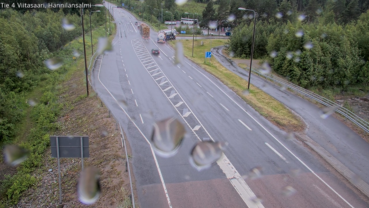 Weather Camera Image Väg 4 Viitasaari Hännilänsalmi, Viitasaari, Keski-Suomi
