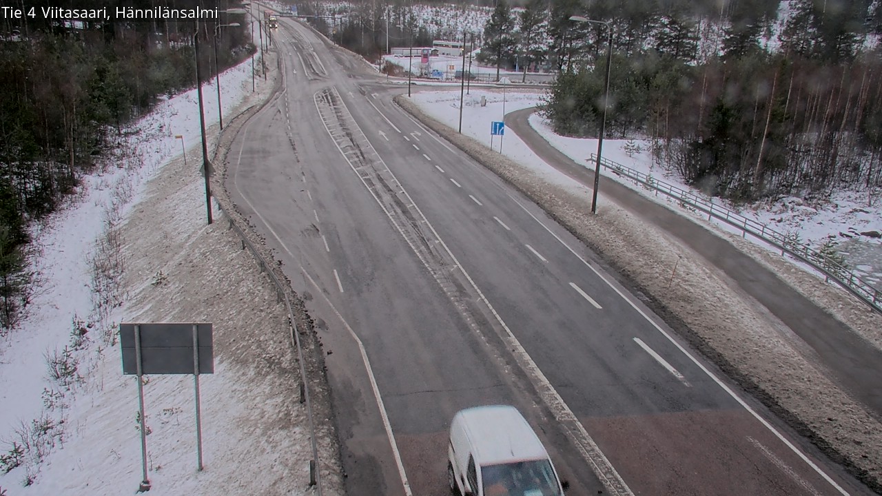 Weather Camera Image Väg 4 Viitasaari Hännilänsalmi, Viitasaari, Keski-Suomi