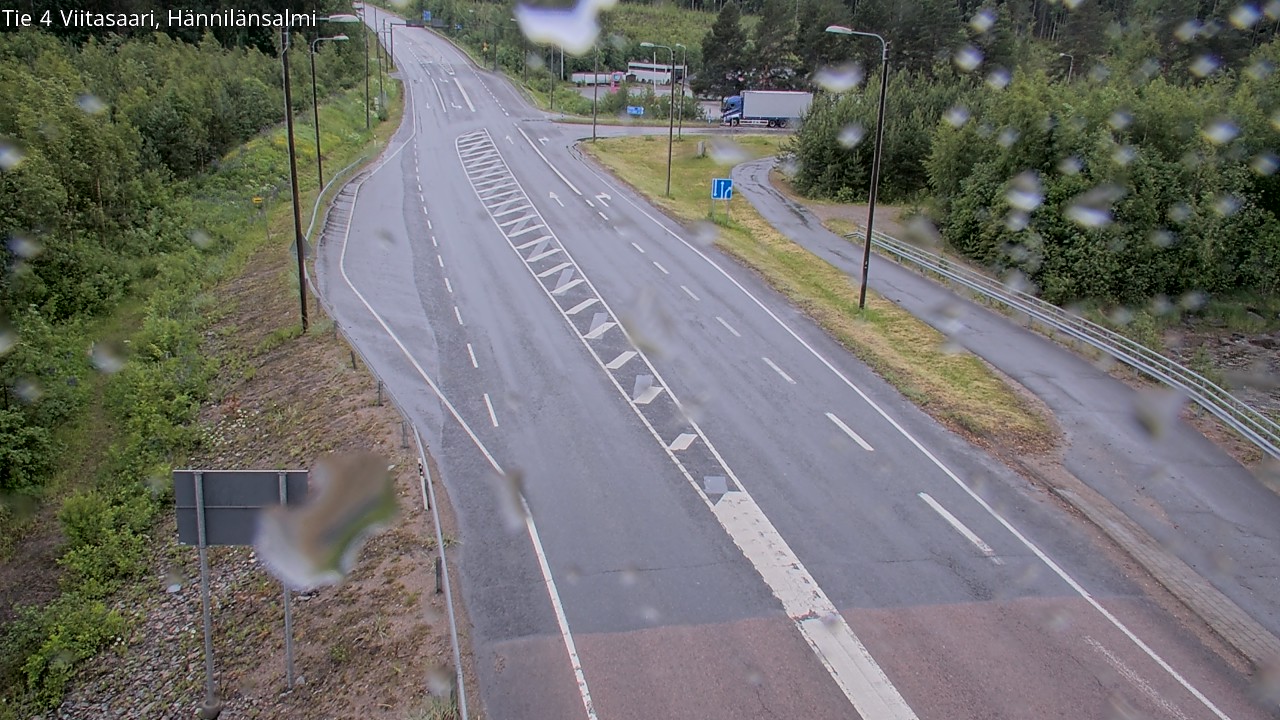 Weather Camera Image Väg 4 Viitasaari Hännilänsalmi, Viitasaari, Keski-Suomi