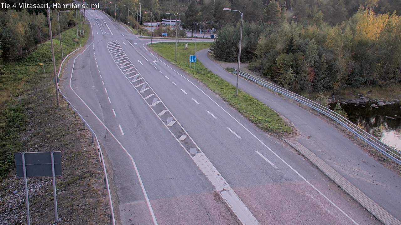 Weather Camera Image Road 4 Viitasaari Hännilänsalmi, Viitasaari, Keski-Suomi