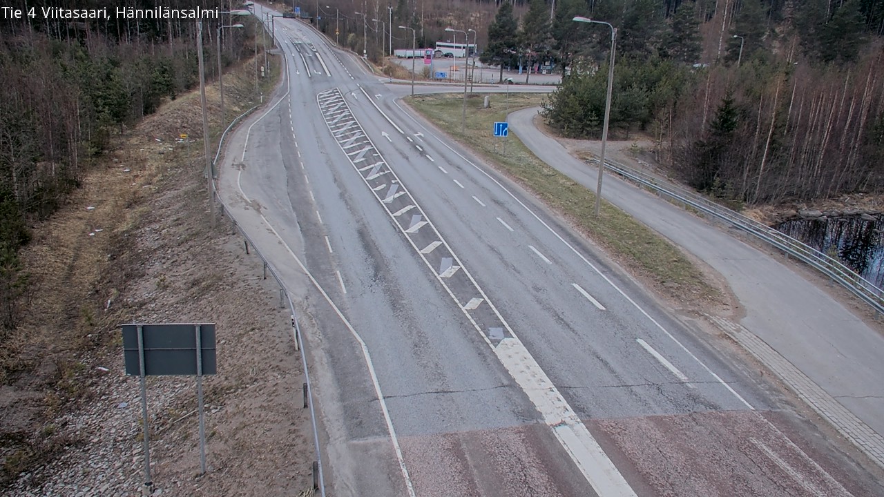 Weather Camera Image Väg 4 Viitasaari Hännilänsalmi, Viitasaari, Keski-Suomi
