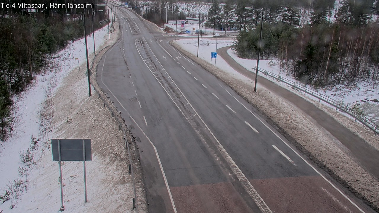 Weather Camera Image Väg 4 Viitasaari Hännilänsalmi, Viitasaari, Keski-Suomi