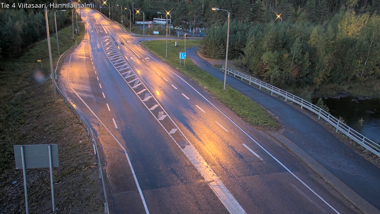 Weather Camera Image Road 4 Viitasaari Hännilänsalmi, Viitasaari, Keski-Suomi