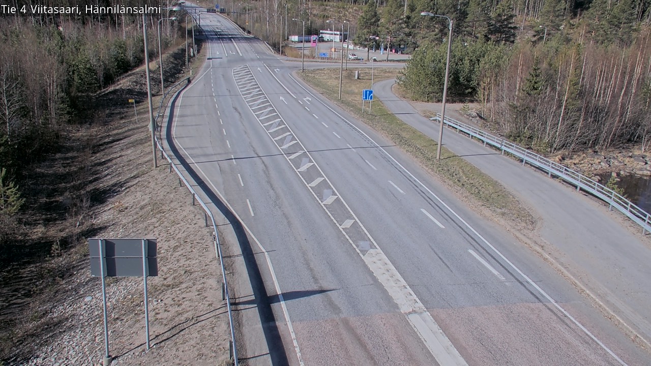 Weather Camera Image Väg 4 Viitasaari Hännilänsalmi, Viitasaari, Keski-Suomi