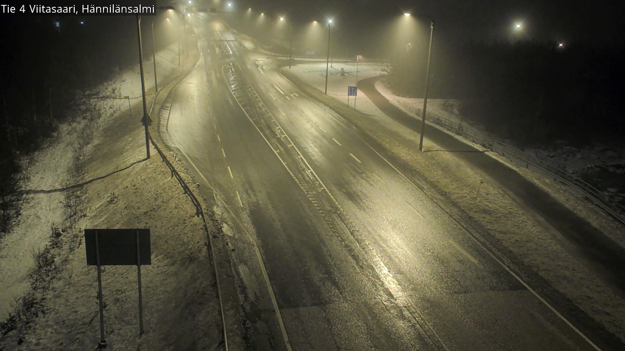 Weather Camera Image Väg 4 Viitasaari Hännilänsalmi, Viitasaari, Keski-Suomi