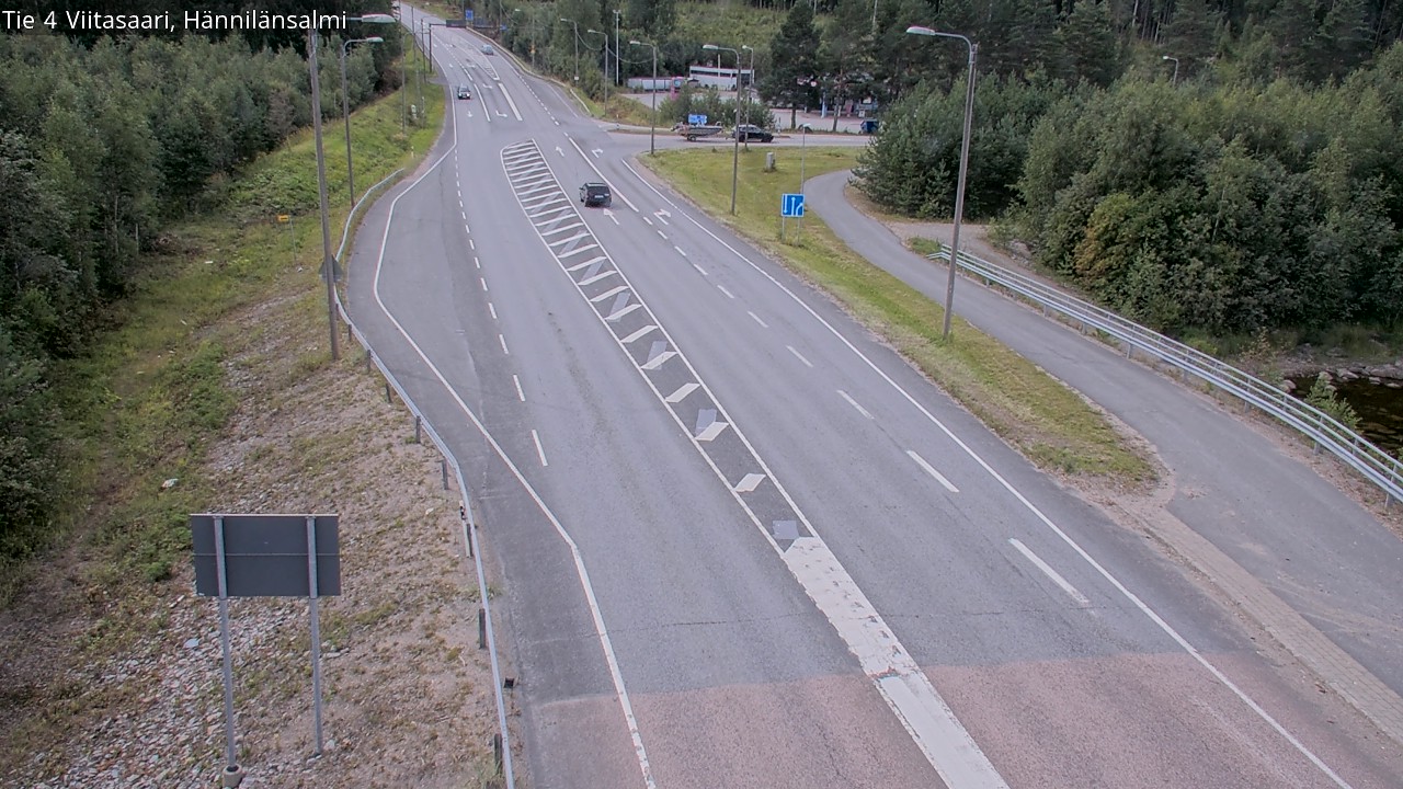 Weather Camera Image Road 4 Viitasaari Hännilänsalmi, Viitasaari, Keski-Suomi