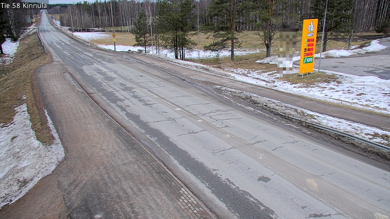 Weather Camera Image Road 58 Kinnula, Kinnula, Keski-Suomi