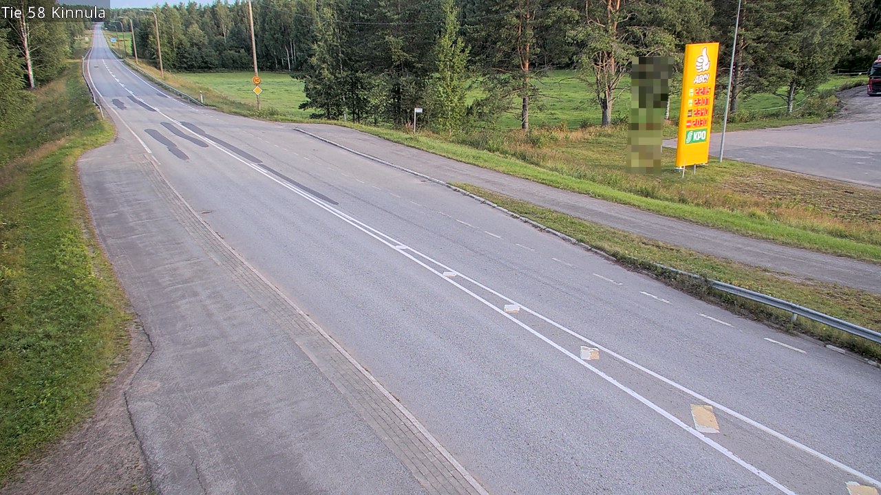 Weather Camera Image Road 58 Kinnula, Kinnula, Keski-Suomi