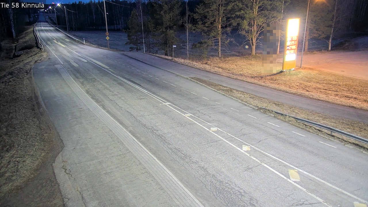 Weather Camera Image Väg 58 Kinnula, Kinnula, Keski-Suomi