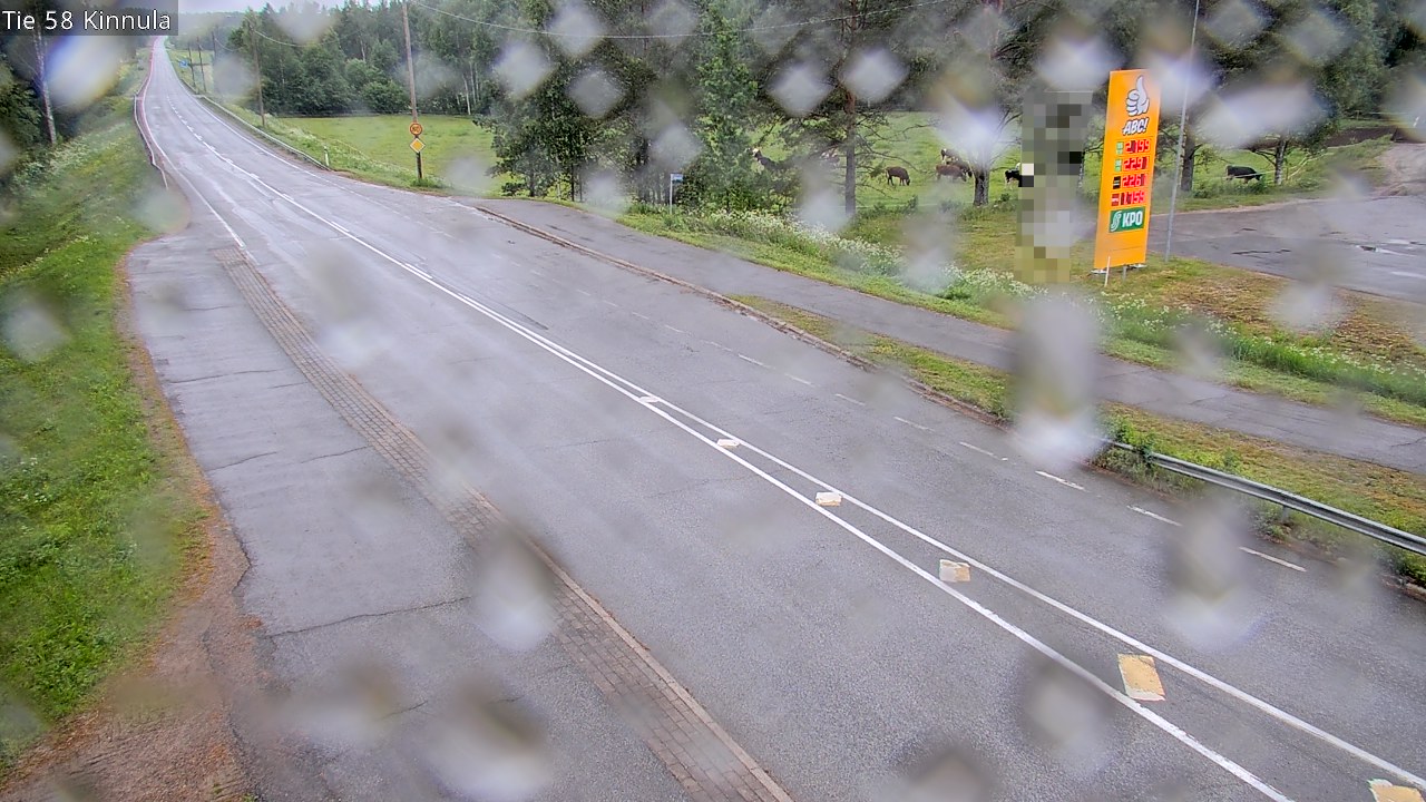 Weather Camera Image Väg 58 Kinnula, Kinnula, Keski-Suomi