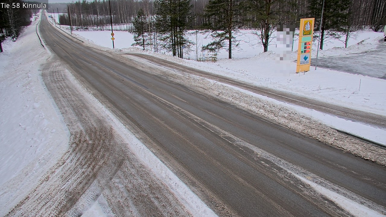 Weather Camera Image Väg 58 Kinnula, Kinnula, Keski-Suomi